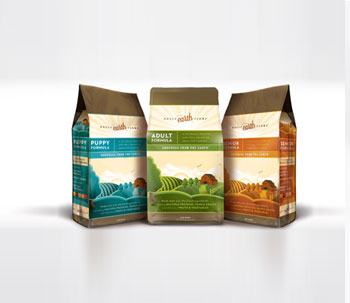 Pet food packaging